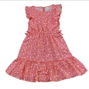 NWT Thereabouts shell pink floral dress ~sz XS (6/6X)